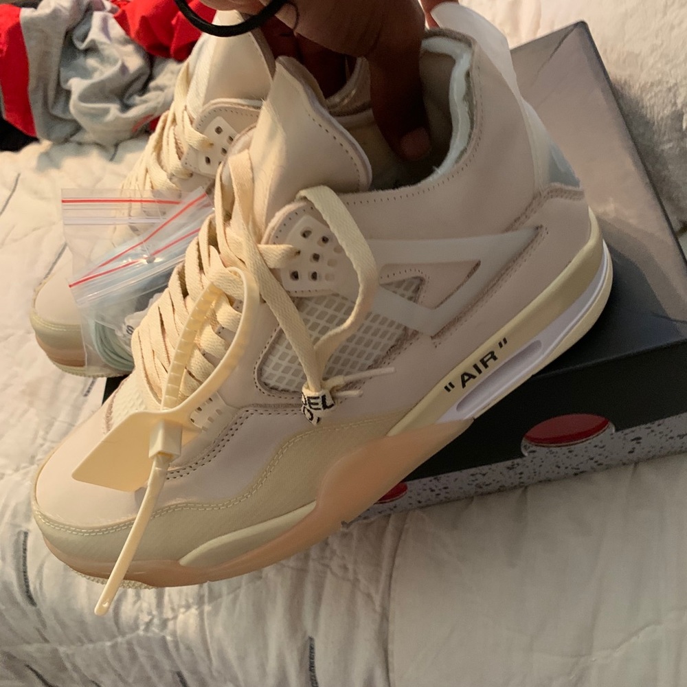 OFF-White Air Jordan 4 (WILLING TO NEGOTIATE).